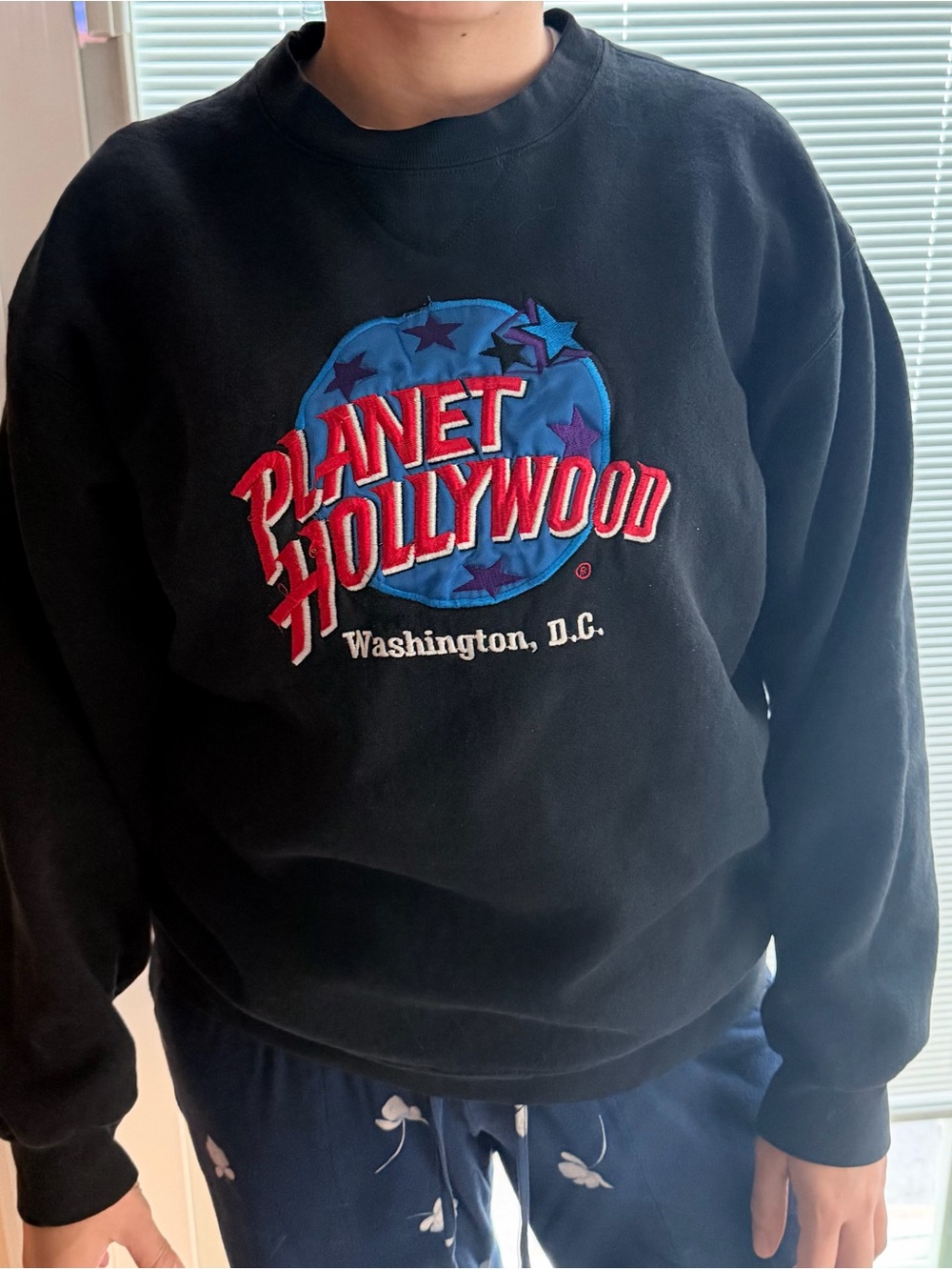 Planet Hollywood Washington D.C. Black Crewneck Sweatshirt